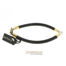 BARAKA' bracciale in oro giallo e bianco 18kt con caucciù referenza BR21040 new